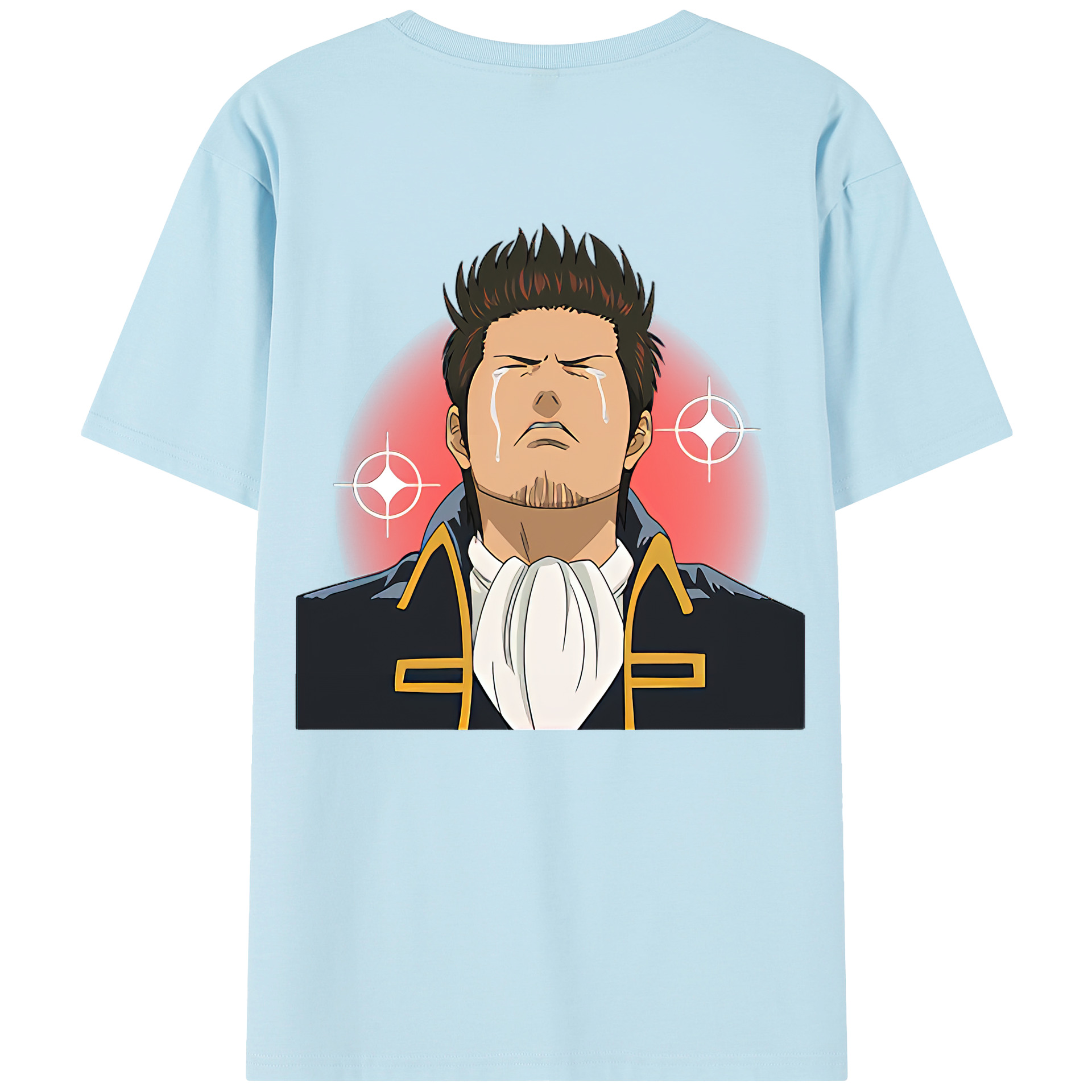 （画像用） ぎんたま 坂田銀時（さかたぎんとき） 神楽 志村新八（しむら しんぱち） GINTAMA Sakata Gintoki Kagura Shimura Shinpachi 綿100％半袖Tシャツ（背面プリント）